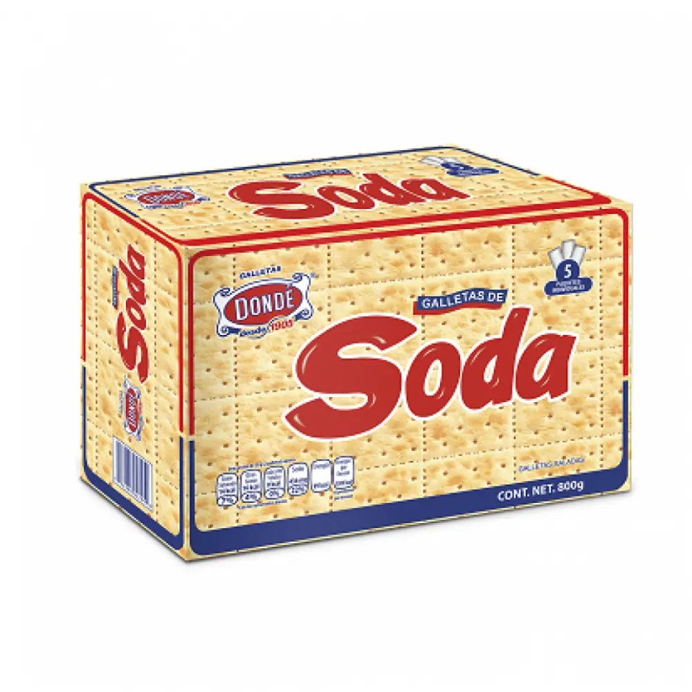 Galletas de soda Dondé (800 g / 1.76 lb)