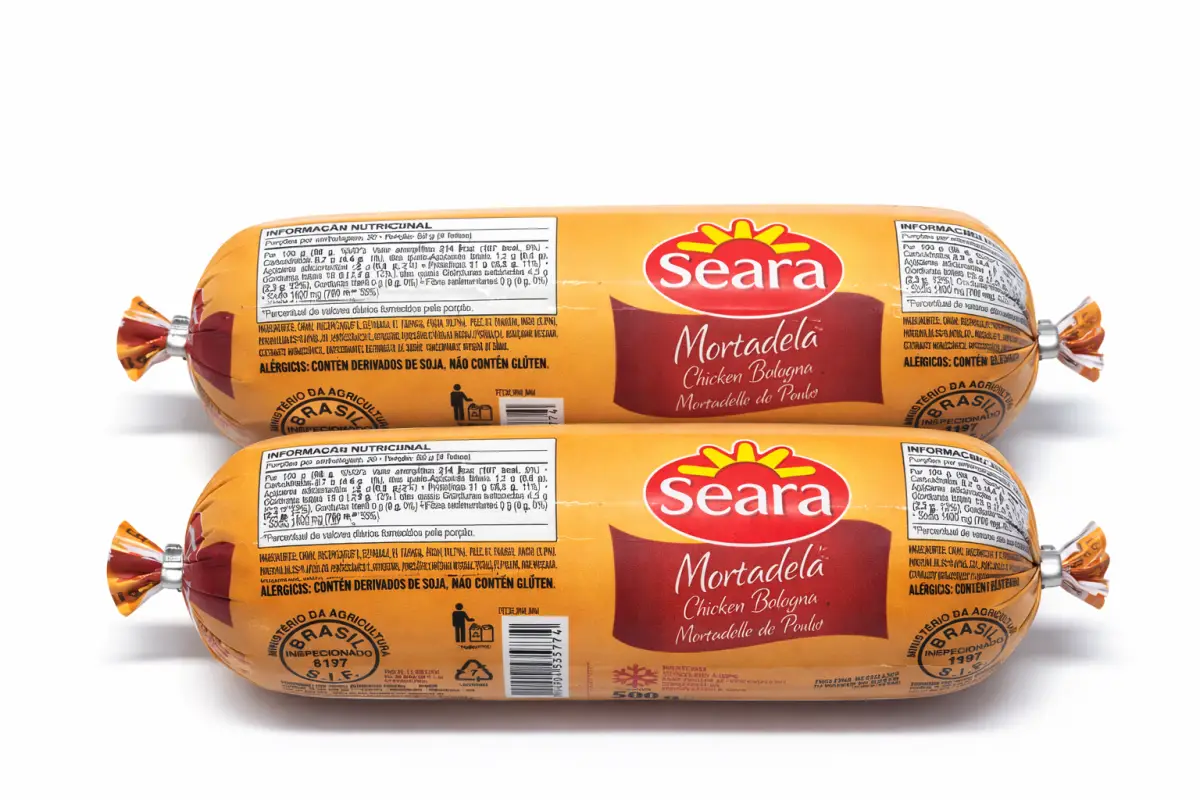 Mortadela de pollo Seara (500 g / 1.10 lb)