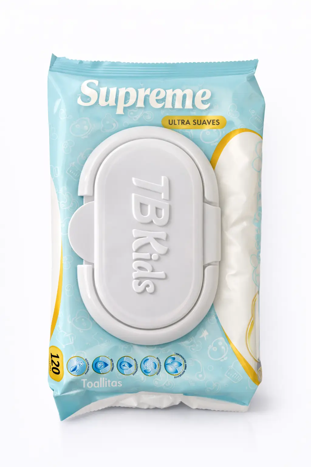 Toallitas humedas - TBKids (120 u)