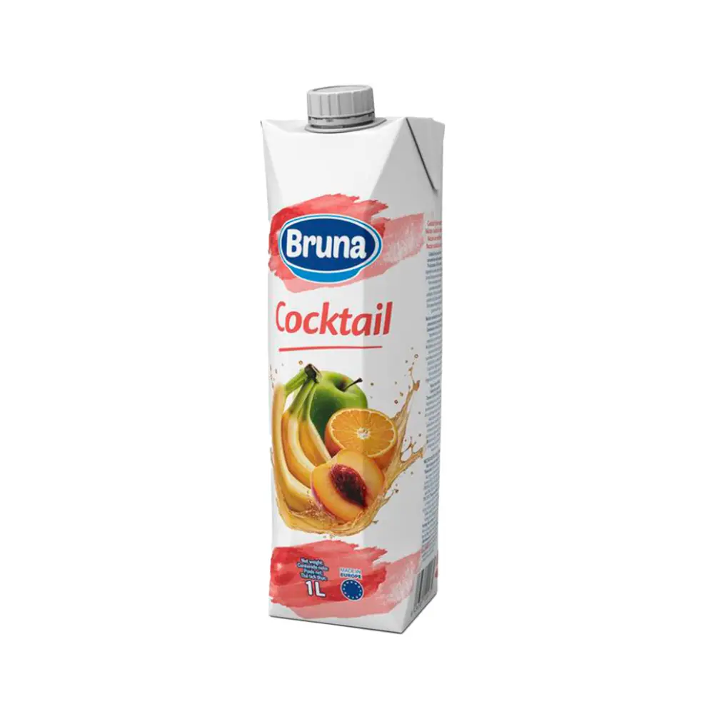 Jugo de coctel de frutas Bruna (1 L)